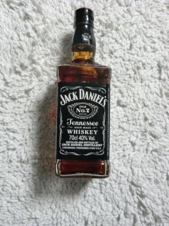 Eine Flasche Jack Daniel's No.7