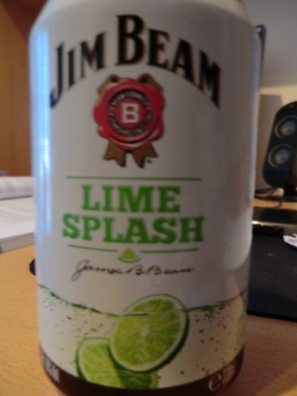 eine Dose Jim Beam Lime Splash